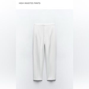 zara viral high waisted pants trousers